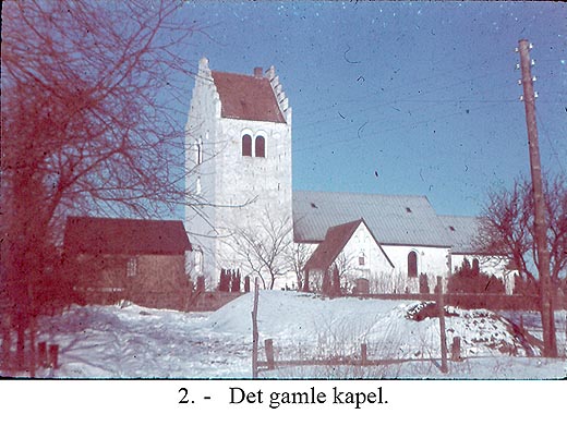 Det gamle kapel ved Egå Kirke - 1942 Det gamle kapel ved Egå Kirke - 1942