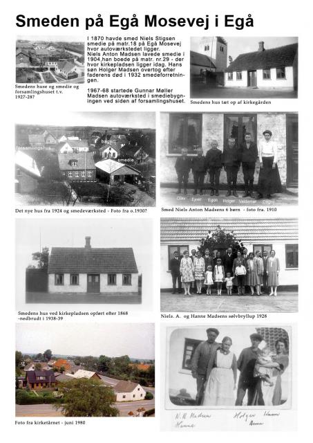 Planche 1 om smeden i Egå - Fra 30 års jubilæet i juni 2008 Planche 1 om smeden i Egå - Fra 30 års jubilæet i juni 2008