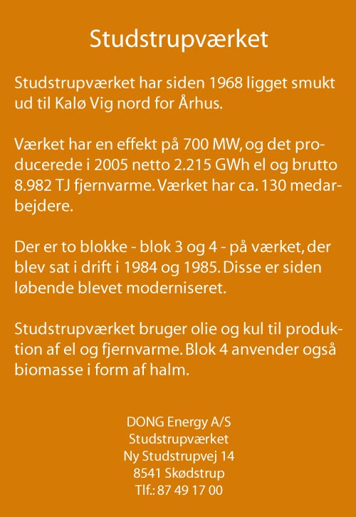 Info - Studstrupværk Info - Studstrupværk