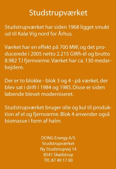 Info - Studstrupværk Info - Studstrupværk